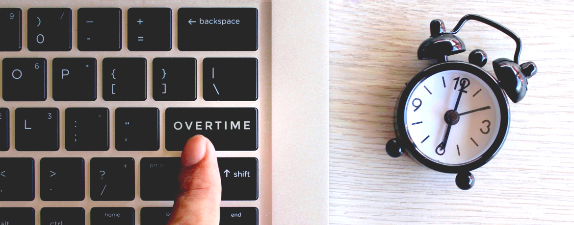 Tastatur mit "Overtime"-Taste