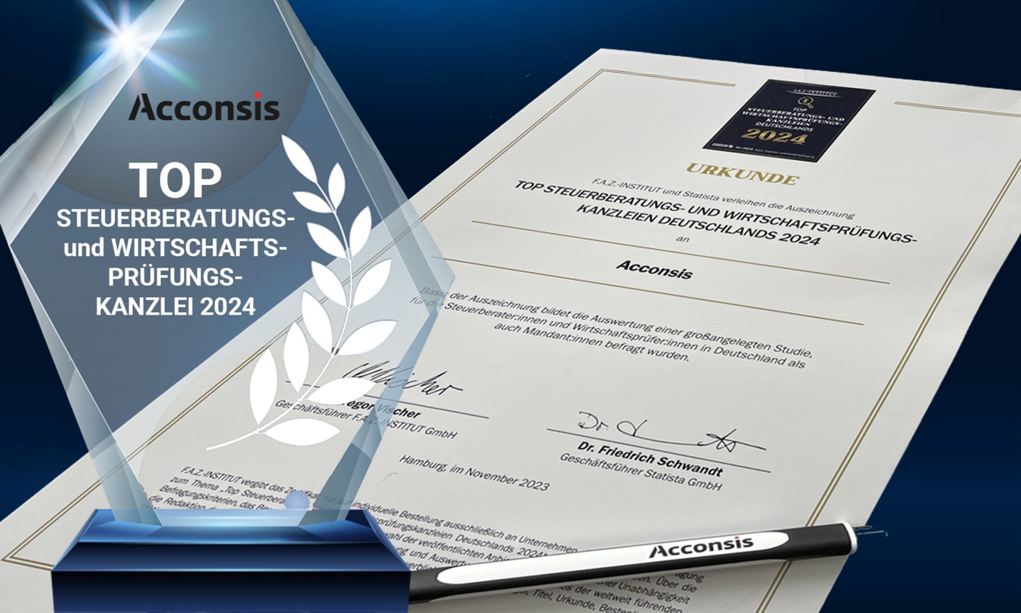 Auszeichnung als TOP Steuerberatung und Wirtschaftsprüfung
