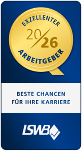 Acconsis Auszeichnung von LSWB als Exzellenter Arbeitgeber
