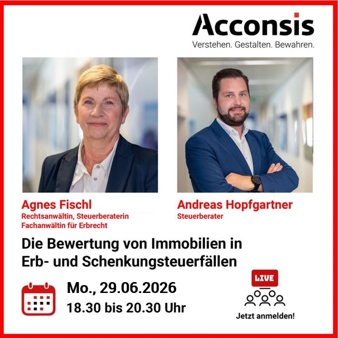 Eventinformation Die Bewertung von Immobilien